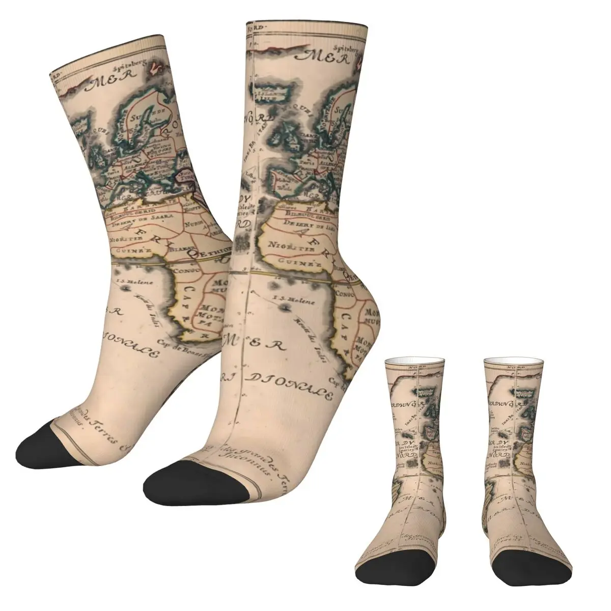 Old World Map 1714 Socks Country Map Gothic Stockings Winter Non Skid Girls Socks Soft Breathable Graphic Cycling Socks
Old World Map 1714 Socks Country Map Gothic Stockings Winter Non Skid Girls Socks Soft Breathable Graphic Cycling Socks