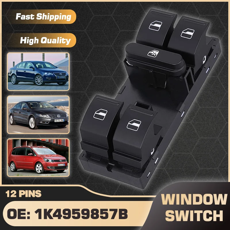 Переключатель управления стеклоподъемником автомобиля 1K4959857B для Volkswagen Rabbit 2006-2009 Volkswagen CC 2008-2014 Volkswagen Touran 2004-2014
Переключатель управления стеклоподъемником автомобиля 1K4959857B для Volkswagen Rabbit 2006-2009 Volkswagen CC 2008-2014 Volkswagen Touran 2004-2014