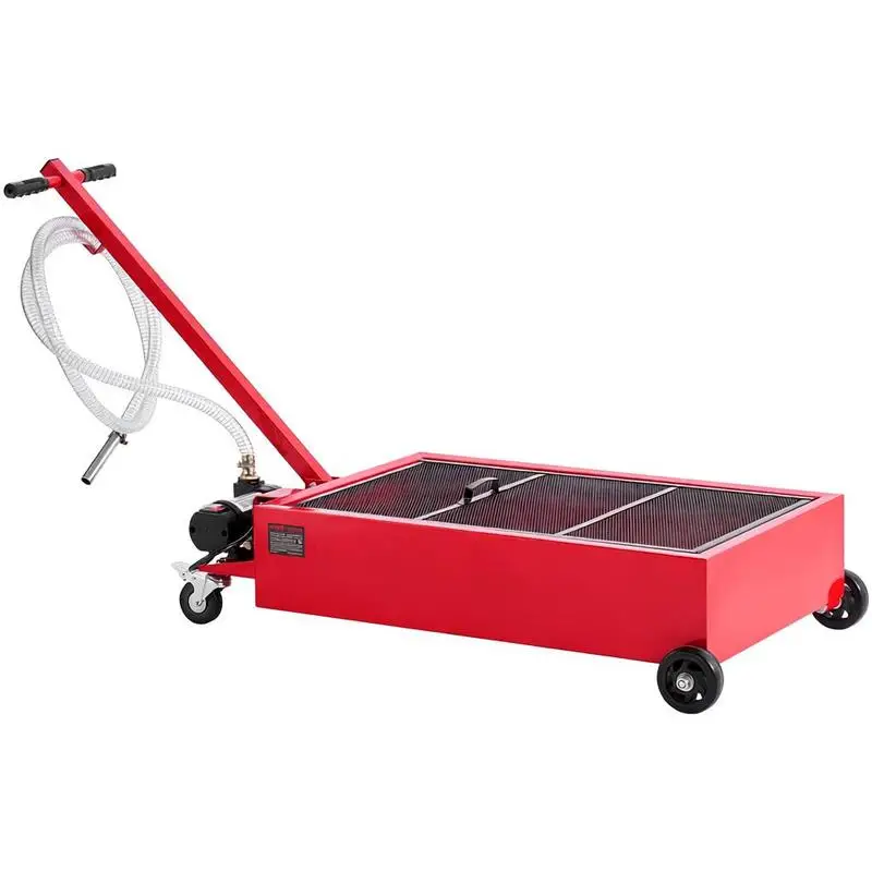 Low Profile Oil Drain Pan, 17 Gallon Capacity, Rolling Oil Drain Pan with Electric Pump, 7.2 ft Hose & T Folding Handle, Leak-proof & Corrosion-resistant, Fit for Cars, SUVs, Trucks, ATVs, Red
Low Profile Oil Drain Pan, 17 Gallon Capacity, Rolling Oil Drain Pan with Electric Pump, 7.2 ft Hose & T Folding Handle, Leak-proof & Corrosion-resistant, Fit for Cars, SUVs, Trucks, ATVs, Red
