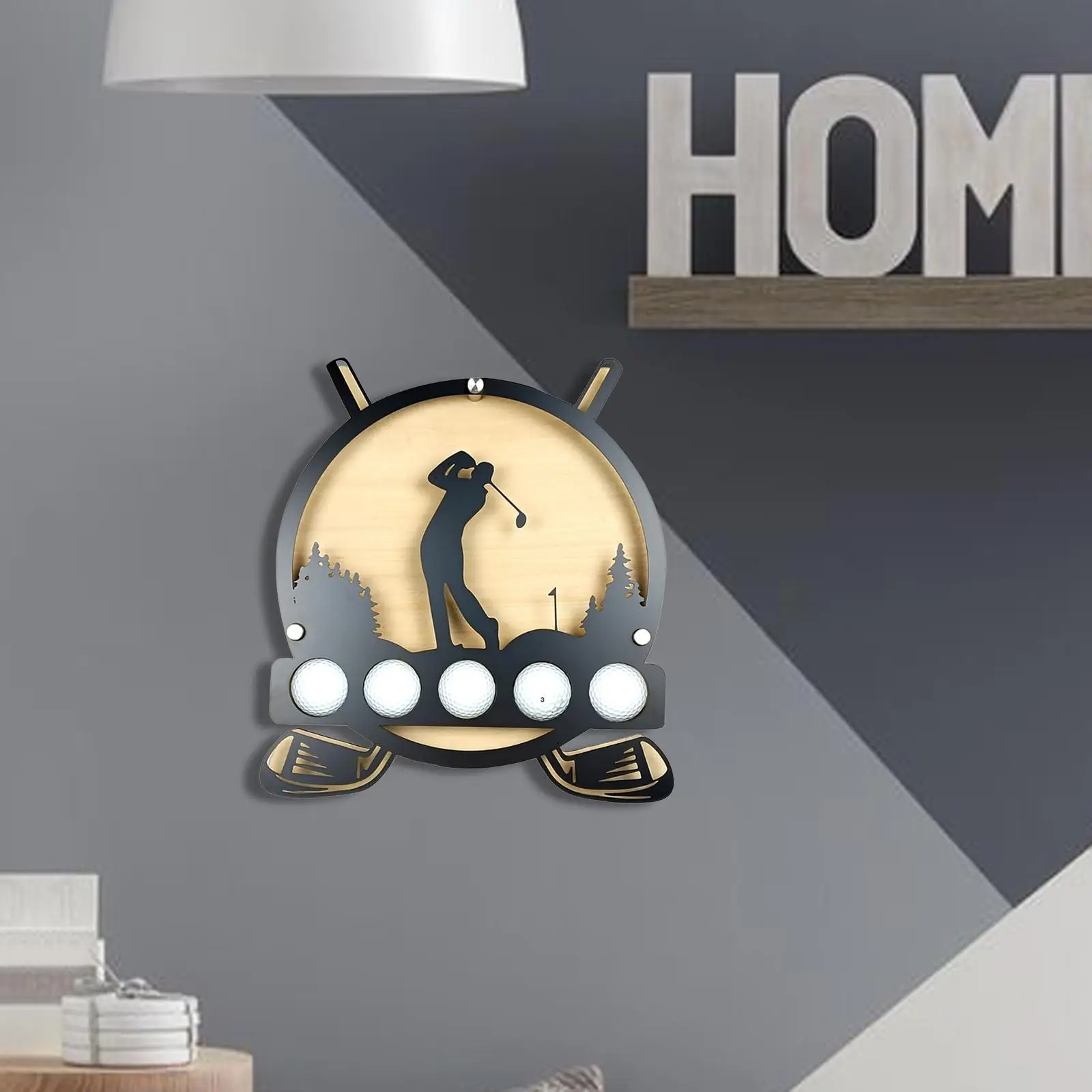 Golf Ball Holder Display Ornament Craft Trendy Creative Simple Decorative Collectible Metal Silhouette Art Wall Mounted Decor
Golf Ball Holder Display Ornament Craft Trendy Creative Simple Decorative Collectible Metal Silhouette Art Wall Mounted Decor