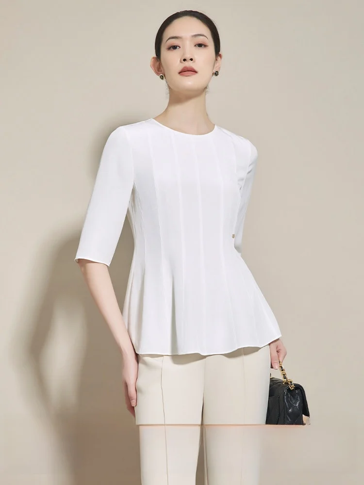 CVANEA Silk irt Женский утягивающий ор Sve Cool 30Momme Silk irt Commute Sle круглый Ne на молнии
CVANEA Silk irt Женский утягивающий ор Sve Cool 30Momme Silk irt Commute Sle круглый Ne на молнии