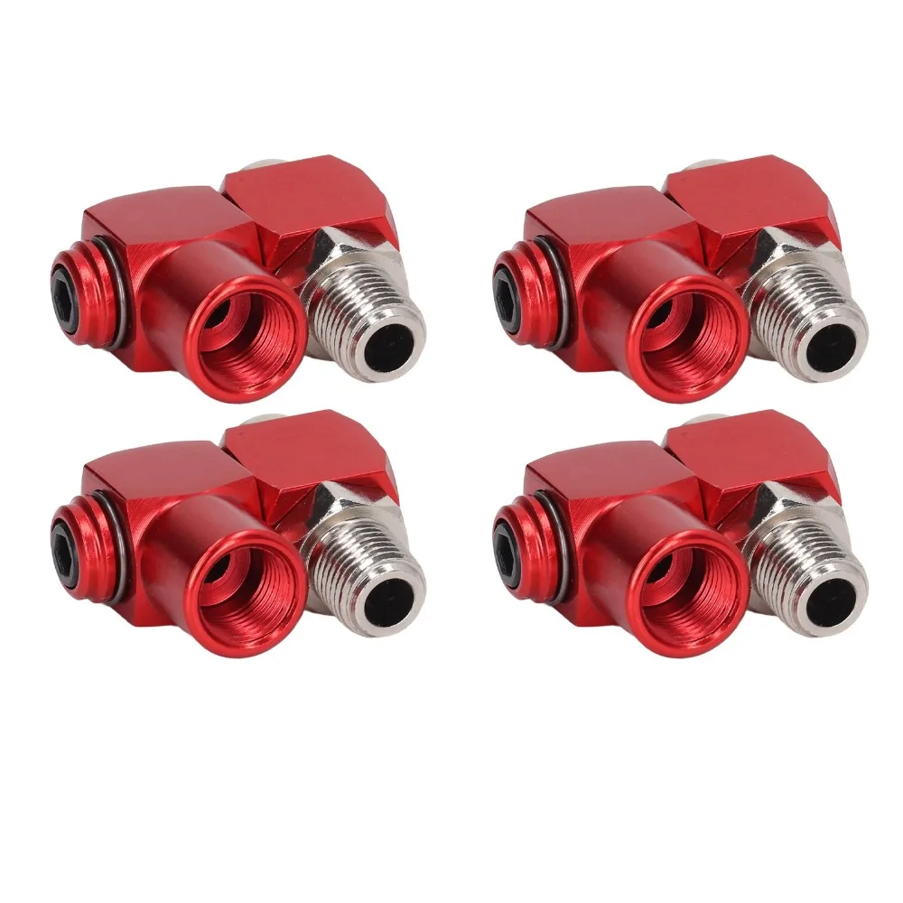 4 PCS 1/4 Inch Size Swivel Air Hose Connector Red Aluminum Pneumatic Tool Adapter 360 Degree Rotation NPT Thread
4 PCS 1/4 Inch Size Swivel Air Hose Connector Red Aluminum Pneumatic Tool Adapter 360 Degree Rotation NPT Thread