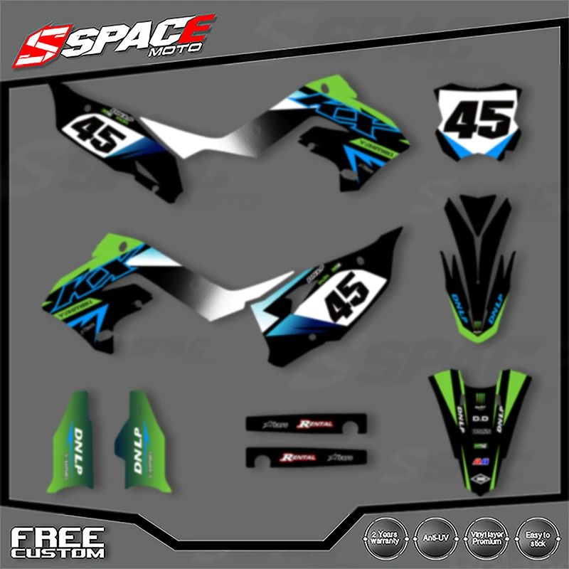 SPACE Motorcycle Graphics Decals Stickers for KAWASAKI 2003 2004 2005 2006 2007 2008 KX125 250 Decals Stickers Kits 001
SPACE Motorcycle Graphics Decals Stickers for KAWASAKI 2003 2004 2005 2006 2007 2008 KX125 250 Decals Stickers Kits 001