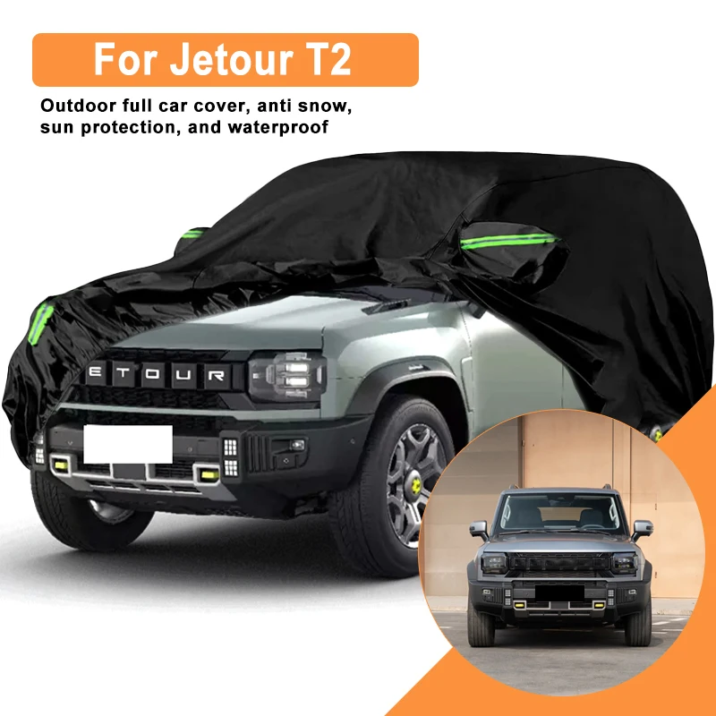 Полное покрытие для автомобиля Jetour T2 — уличный водонепроницаемый снегозащитный солнцезащитный козырек, зимние и летние всепогодные аксессуары для автозащиты
Полное покрытие для автомобиля Jetour T2 — уличный водонепроницаемый снегозащитный солнцезащитный козырек, зимние и летние всепогодные аксессуары для автозащиты