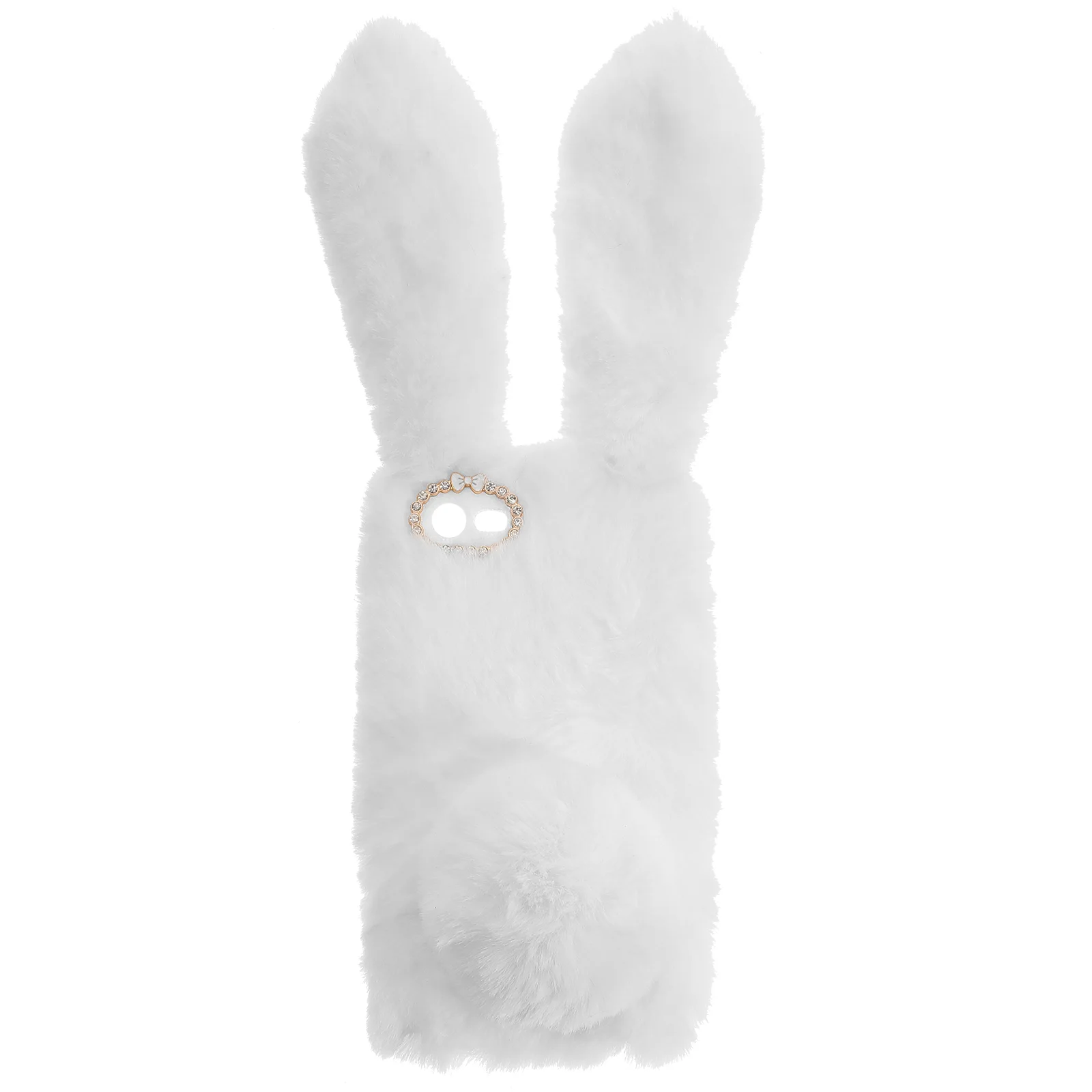 White Adorable Plush Rabbit Design Phone Case Rhinestone Frame Phone Shell Fashion Shockproof Cover Compatible with Apple SE 202
White Adorable Plush Rabbit Design Phone Case Rhinestone Frame Phone Shell Fashion Shockproof Cover Compatible with Apple SE 202