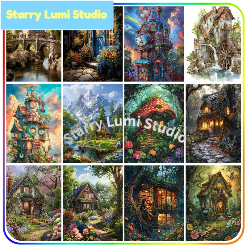 Diamond Painting,House Forest Scenery ,Diamond Mosaic Paintings Set,Diy,Diamond Art Accessories,Cross Stitch Kit Printed
Diamond Painting,House Forest Scenery ,Diamond Mosaic Paintings Set,Diy,Diamond Art Accessories,Cross Stitch Kit Printed