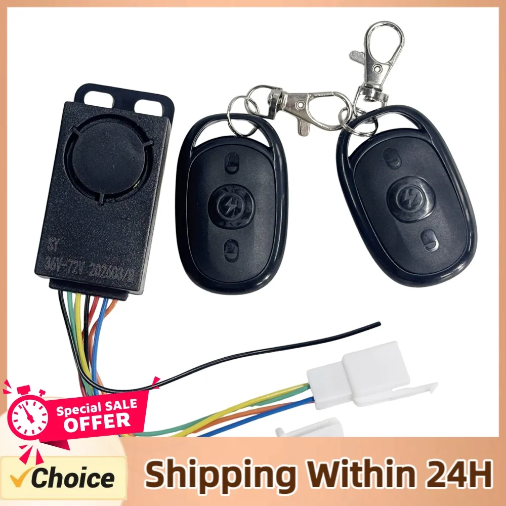 Anti-Theft E-bike Alarm System Electric Scooter Security Remote Control Alert
Anti-Theft E-bike Alarm System Electric Scooter Security Remote Control Alert