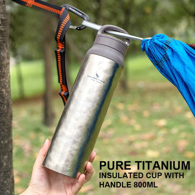 Pure Titanium Insulated Cup With Handle 800ml,Portable Ultra Light Health, Outdoor Camping Travel Sports Water Cup,A1429
Pure Titanium Insulated Cup With Handle 800ml,Portable Ultra Light Health, Outdoor Camping Travel Sports Water Cup,A1429