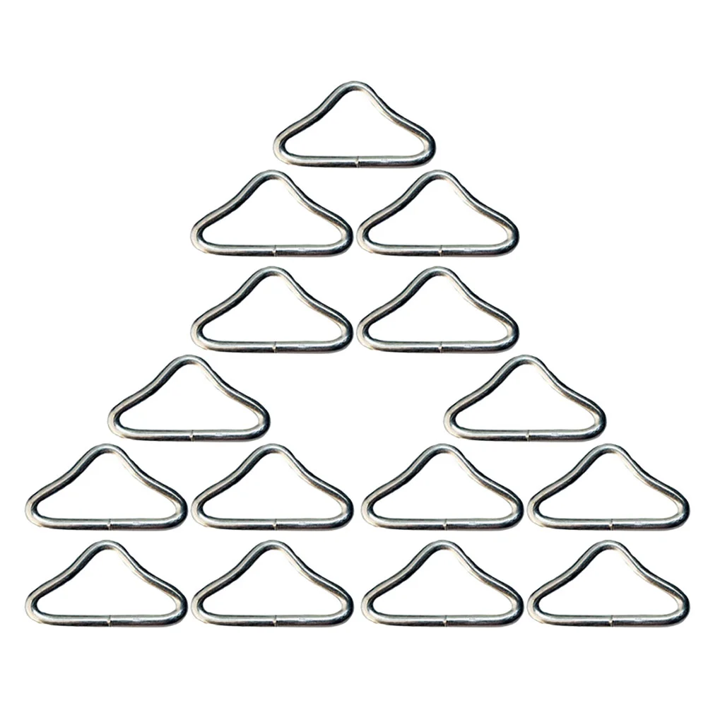 15pcs Trampoline Mesh Iron Rings Design Stable Support Triangle Buckles Parts for Trampolines Outdoor Fitness Shaping
15pcs Trampoline Mesh Iron Rings Design Stable Support Triangle Buckles Parts for Trampolines Outdoor Fitness Shaping