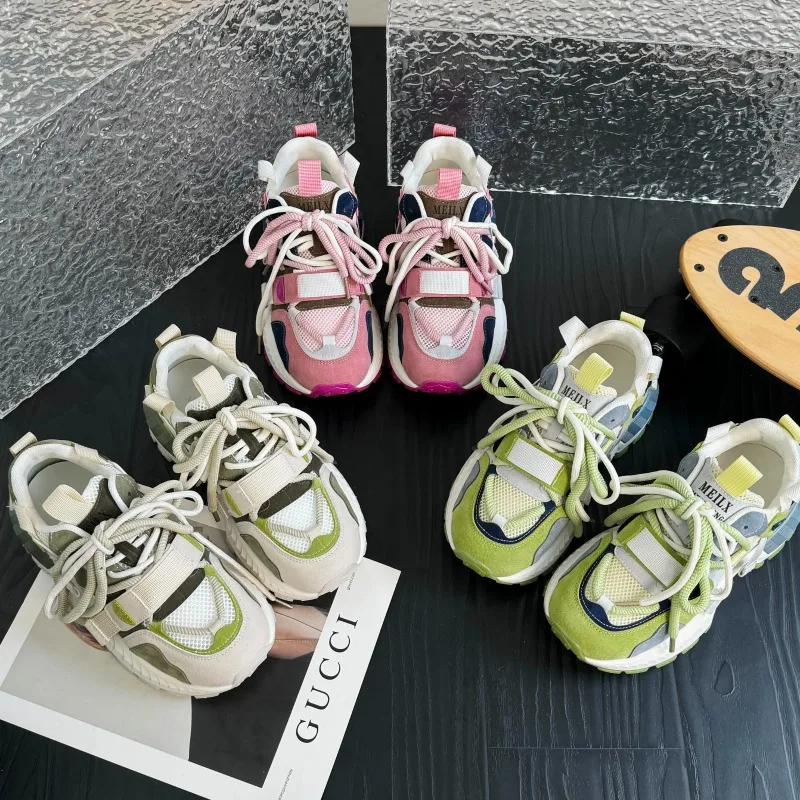 Tire Sole Hot Selling Dad Shoes for Women's 2024 Summer and Autumn New Slimming and Fashionable Versatile Casual Shoes for Women
Tire Sole Hot Selling Dad Shoes for Women's 2024 Summer and Autumn New Slimming and Fashionable Versatile Casual Shoes for Women