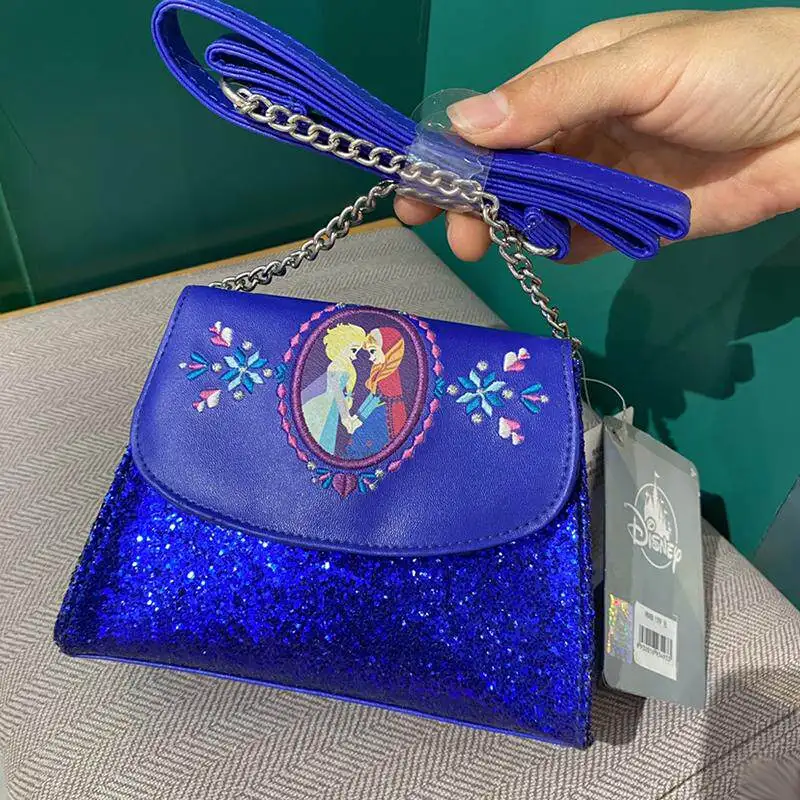 In Stock Frozen Elsa And Anna Blue Glitter Chain Crossbody Bag For Women Daily Party Shopping Travel Shoulder Bag
In Stock Frozen Elsa And Anna Blue Glitter Chain Crossbody Bag For Women Daily Party Shopping Travel Shoulder Bag