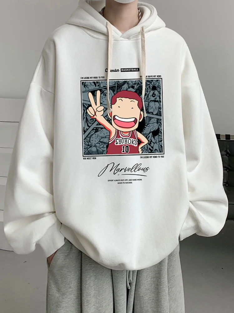 Мужская толстовка оверсайз в американском ретро-стиле, новинка 2024 года, молодежная, повседневная, удобная, из смесового хлопка и полиэстера
Мужская толстовка оверсайз в американском ретро-стиле, новинка 2024 года, молодежная, повседневная, удобная, из смесового хлопка и полиэстера