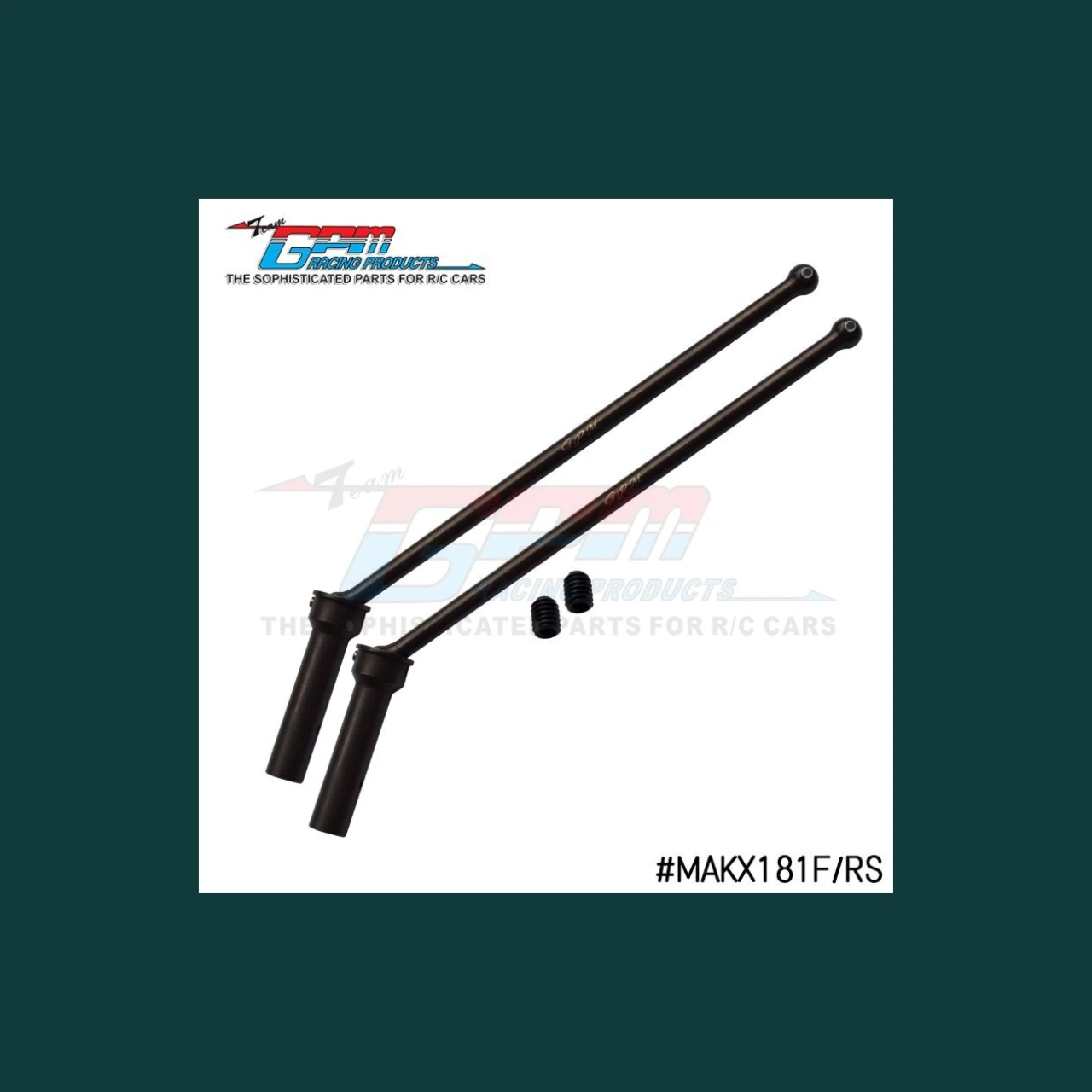 GPM Medium Carbon Steel CVD Front / Rear ARRMA 1/5 Kraton 8S EXB Outcast 8S EXB ARA310933
GPM Medium Carbon Steel CVD Front / Rear ARRMA 1/5 Kraton 8S EXB Outcast 8S EXB ARA310933
