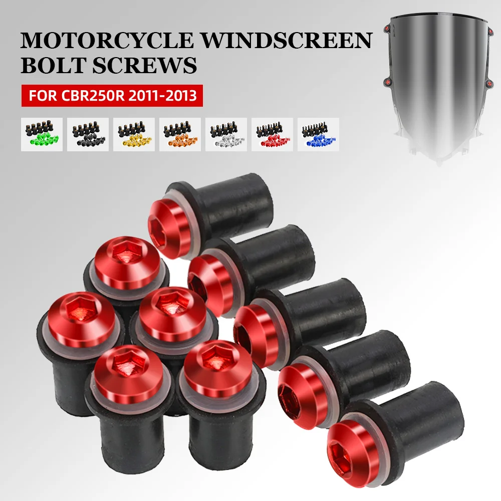 M5 Motorcycle Accessories Windshield Deflectors Bolts Kit Wind Screws Set For Honda CBR 250R CBR250R 2011 2012 2013 CBR250 R
M5 Motorcycle Accessories Windshield Deflectors Bolts Kit Wind Screws Set For Honda CBR 250R CBR250R 2011 2012 2013 CBR250 R