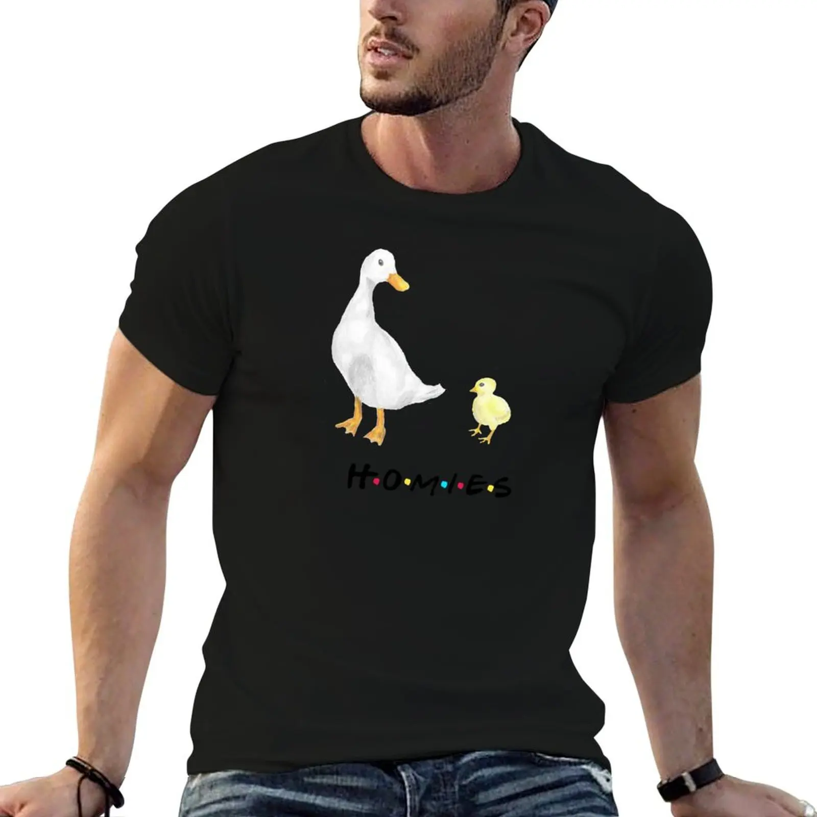 The Chick and the Duck - Homies T-Shirt cotton t shirt pack man t shirt graphic t shirt personalised T-shirt
The Chick and the Duck - Homies T-Shirt cotton t shirt pack man t shirt graphic t shirt personalised T-shirt