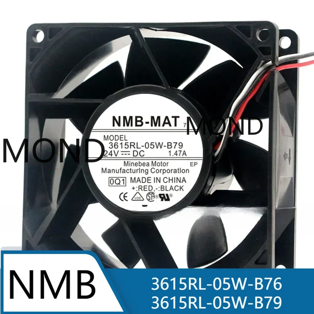 NMB 3615RL-05W-B76 3615RL-05W-B79 Server Cooling Fan 24V 1.47A NMB-MAT 9038 for ABB Inverter Fan Original
NMB 3615RL-05W-B76 3615RL-05W-B79 Server Cooling Fan 24V 1.47A NMB-MAT 9038 for ABB Inverter Fan Original