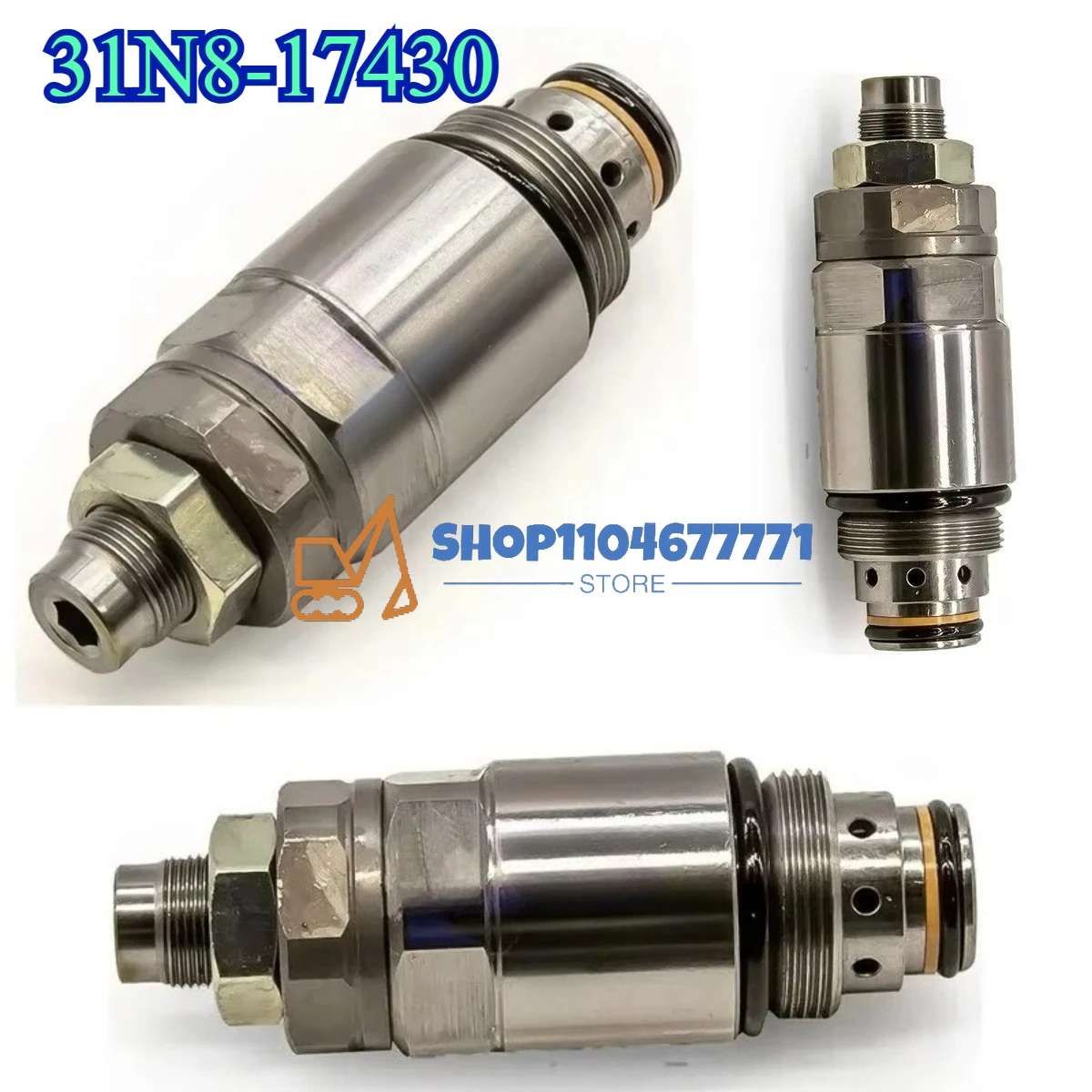 Crawler Excavator Parts R210LC-7 R215LC-7 R300LC-7 R305LC-7 R210-7 R220LC-7 RD210-7 RD220-7 New Overload Relief Valve 31N8-17430
Crawler Excavator Parts R210LC-7 R215LC-7 R300LC-7 R305LC-7 R210-7 R220LC-7 RD210-7 RD220-7 New Overload Relief Valve 31N8-17430