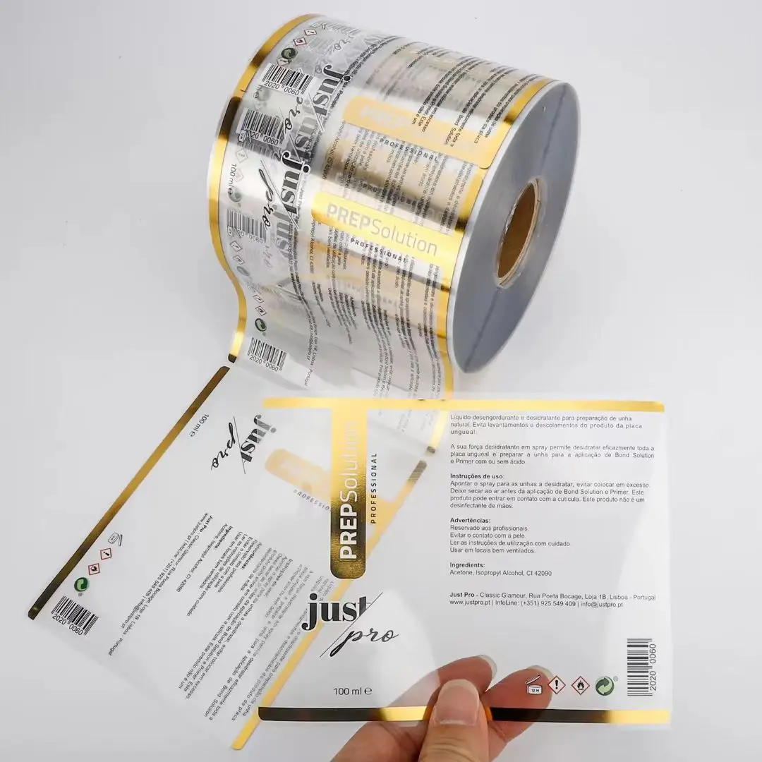 Custom glossy waterproof PVC labels, transparent crystal stickers (for bottle packaging), and transparent vinyl gold foil labels
Custom glossy waterproof PVC labels, transparent crystal stickers (for bottle packaging), and transparent vinyl gold foil labels