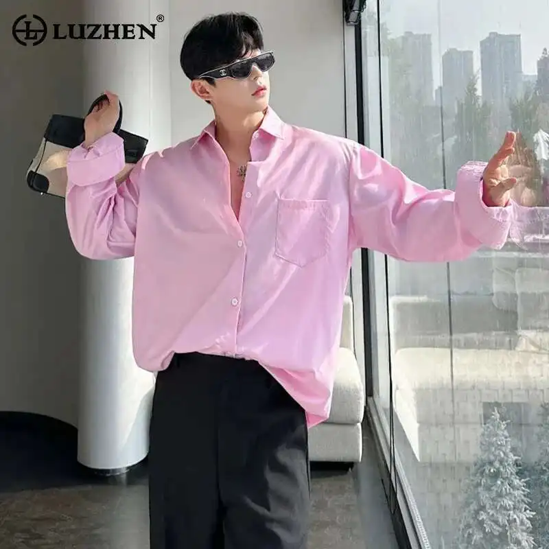 LUZHEN элегантные корейские модные свободные повседневные рубашки с буквенным принтом, мужские стильные весенние новинки 2024, оригинальные топы с длинными рукавами LZ9544
LUZHEN элегантные корейские модные свободные повседневные рубашки с буквенным принтом, мужские стильные весенние новинки 2024, оригинальные топы с длинными рукавами LZ9544
