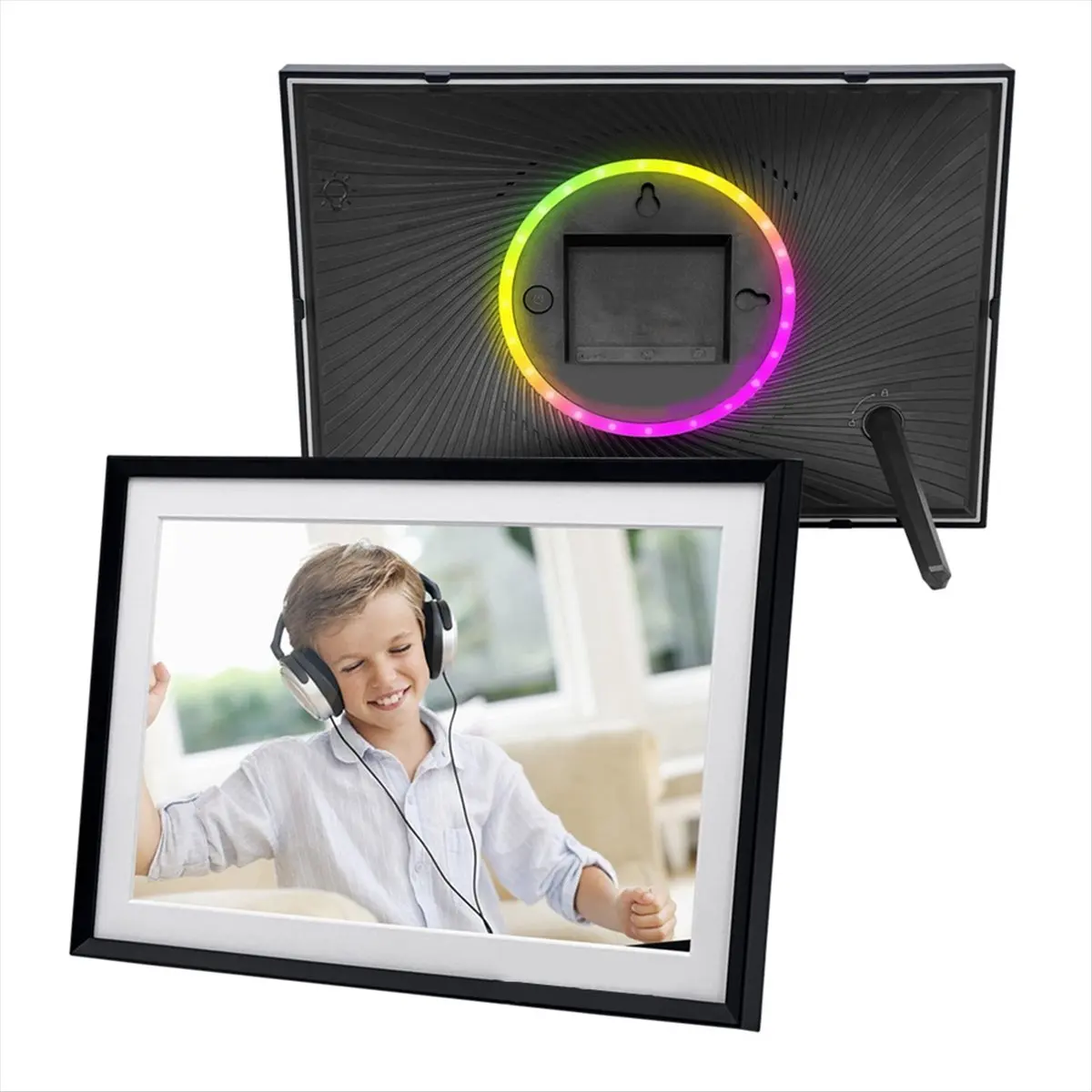 НОВАЯ цифровая фоторамка 10,1-дюймовая цифровая фоторамка Wi-Fi 32 ГБ Хранение HD IPS Сенсорный экран Автоматический поворотный светодиодный штекер США
НОВАЯ цифровая фоторамка 10,1-дюймовая цифровая фоторамка Wi-Fi 32 ГБ Хранение HD IPS Сенсорный экран Автоматический поворотный светодиодный штекер США