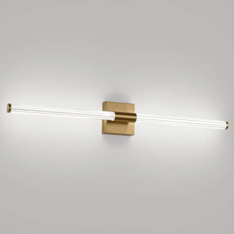 Modern LED Vanity Light 360° Full Lighting Bathroom Light Fixture Over Mirror 28W 5500K Cool White Hardwired Wall Sconce 31.6 I
Modern LED Vanity Light 360° Full Lighting Bathroom Light Fixture Over Mirror 28W 5500K Cool White Hardwired Wall Sconce 31.6 I