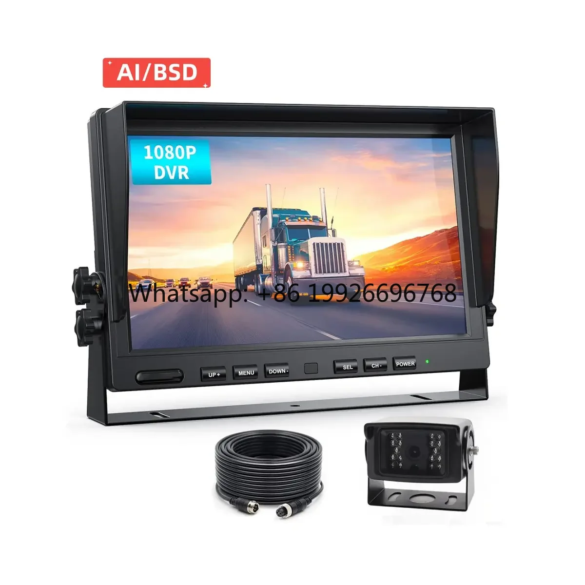 10.1 Inch AHD 1080P Heavy Duty Wide Angle Monitor Blind Spot Detection Car Camera System 360 Vehicle Monitor Kit
10.1 Inch AHD 1080P Heavy Duty Wide Angle Monitor Blind Spot Detection Car Camera System 360 Vehicle Monitor Kit