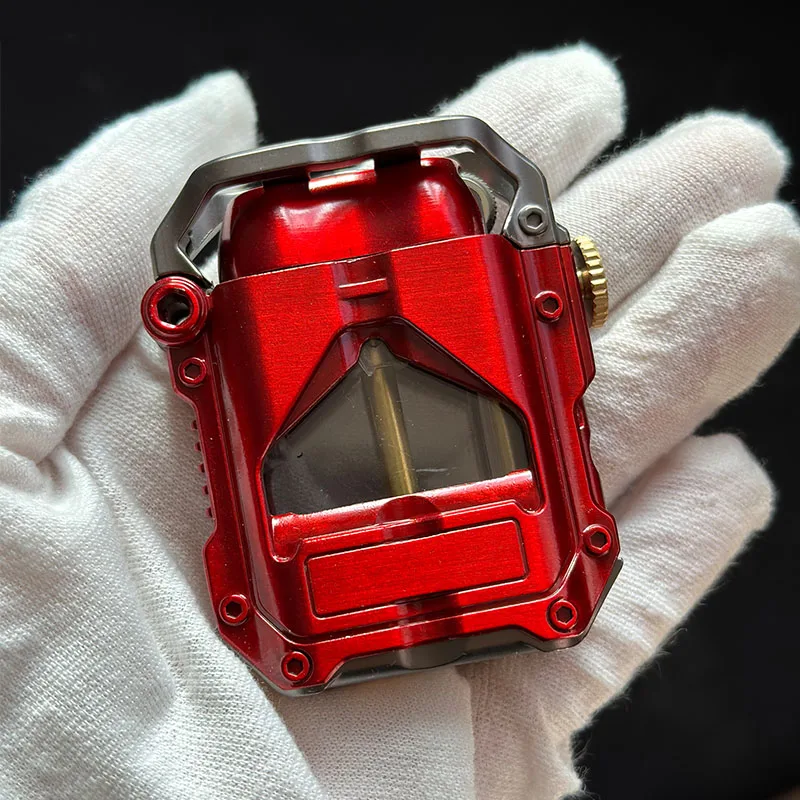 Metal Cold Mechanical Open Flame Lighter, High Appearance Personalized Creative LED Luminous Mechanical Lighter, Men's Gift
Metal Cold Mechanical Open Flame Lighter, High Appearance Personalized Creative LED Luminous Mechanical Lighter, Men's Gift