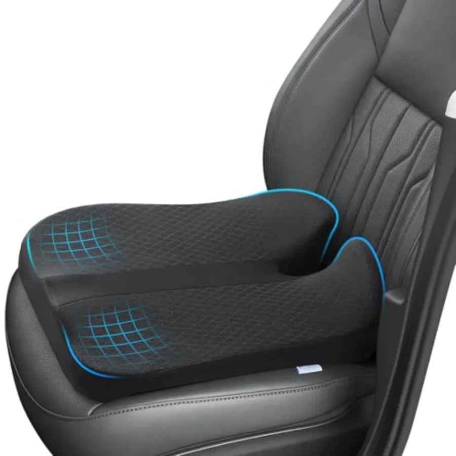 Elevated Car Seat Cushion for Improved View Reduces Lower Back Pressure and Supports Spine Ideal for Long Trips Black Truck Sea
Elevated Car Seat Cushion for Improved View Reduces Lower Back Pressure and Supports Spine Ideal for Long Trips Black Truck Sea