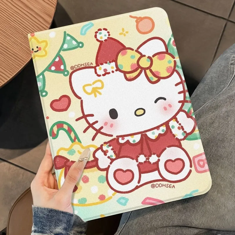 Hello Kitty IPad Case with Pencil Slot for IPad Air7/Air6 13/12.9in Pro 11 10th 7/8/9th 10.2inch Shockproof Cover Christmas Gift
Hello Kitty IPad Case with Pencil Slot for IPad Air7/Air6 13/12.9in Pro 11 10th 7/8/9th 10.2inch Shockproof Cover Christmas Gift