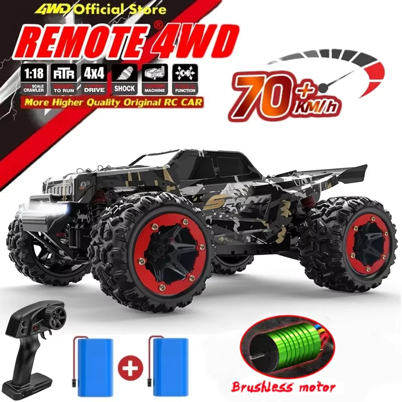 4WD Buggy Racing RC Car Off Road 4x4 Высокоскоростной Супербыстрый 40 км/ч или 70 км/ч Бесщеточный пульт дистанционного управления Грузовик Drift Monster Toys 
4WD Buggy Racing RC Car Off Road 4x4 Высокоскоростной Супербыстрый 40 км/ч или 70 км/ч Бесщеточный пульт дистанционного управления Грузовик Drift Monster Toys