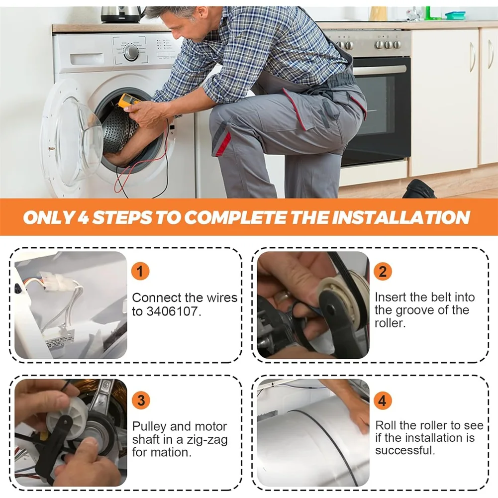 Комплект роликов, ремней, натяжных роликов и переключателей для стиральных машин Whirlpool Maytag - 4392065, 660996, 8066065, 3406107, 349241T
Комплект роликов, ремней, натяжных роликов и переключателей для стиральных машин Whirlpool Maytag - 4392065, 660996, 8066065, 3406107, 349241T