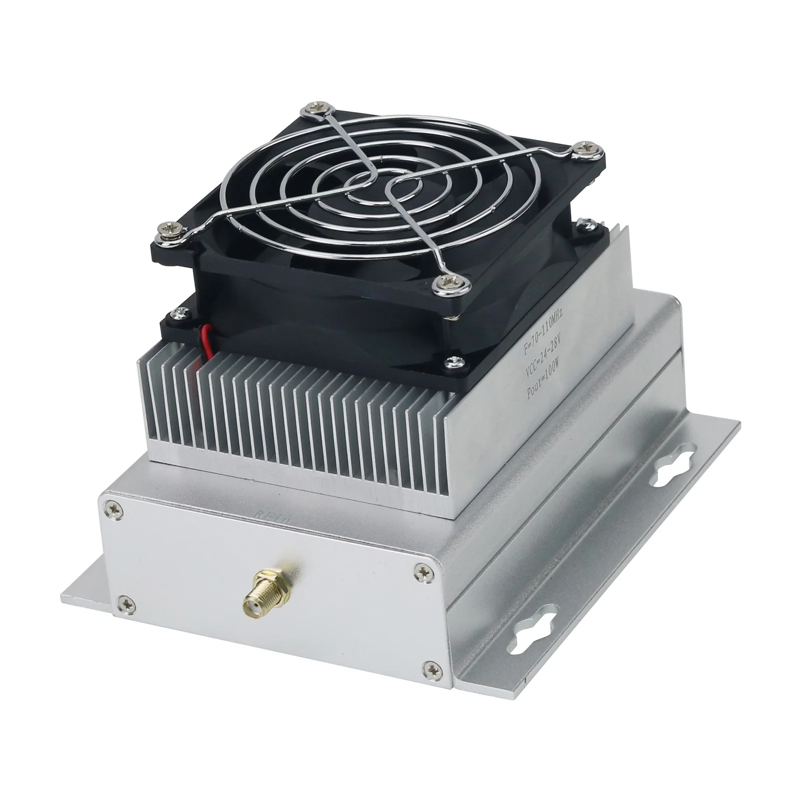NEW 70-110MHz Frequency Modulation 100W Power Amplifier 20-30V 50ohms RF Accessory with S MA Female Connector
NEW 70-110MHz Frequency Modulation 100W Power Amplifier 20-30V 50ohms RF Accessory with S MA Female Connector
