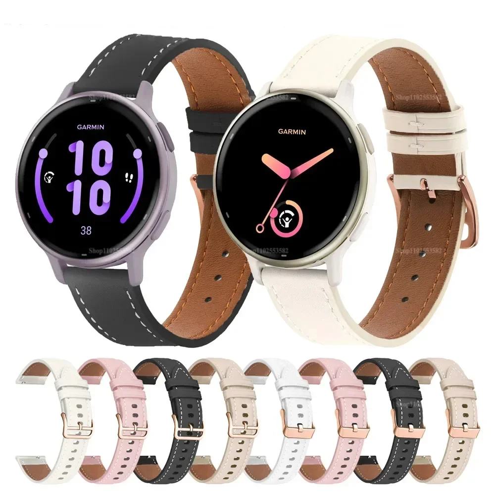 20mm Leather Watch Strap For Garmin Vivoactive 5 3 Venu Sq 2 Music Venu 2 Plus Replacement Wrist Band Smartwatch Watchband Belt
20mm Leather Watch Strap For Garmin Vivoactive 5 3 Venu Sq 2 Music Venu 2 Plus Replacement Wrist Band Smartwatch Watchband Belt