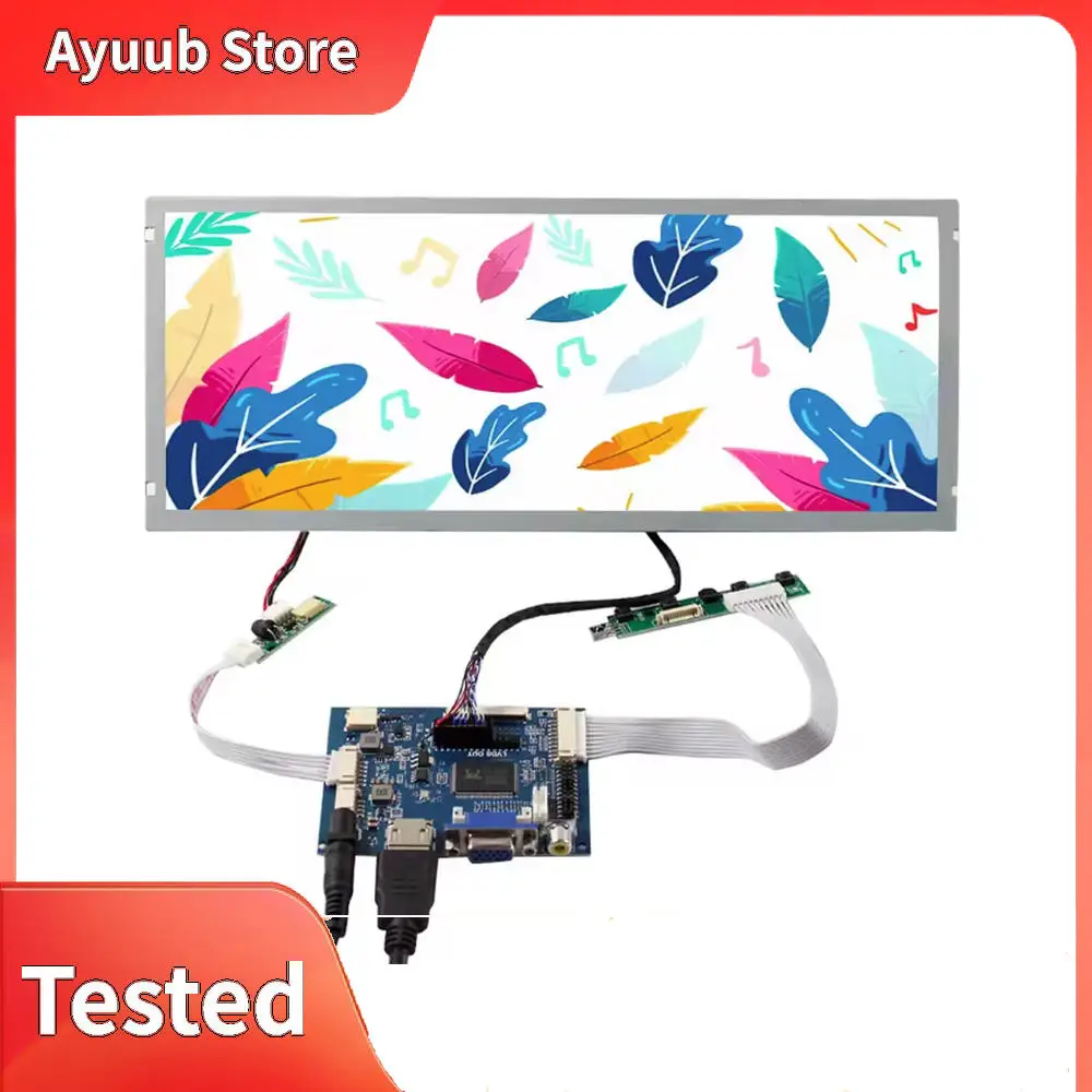 Hd-Mi Vga 2Av PCBA Board With Digital Signage And Displays 1280x480 12.3inch Lcd Display Screen Bar Lcd Display
Hd-Mi Vga 2Av PCBA Board With Digital Signage And Displays 1280x480 12.3inch Lcd Display Screen Bar Lcd Display