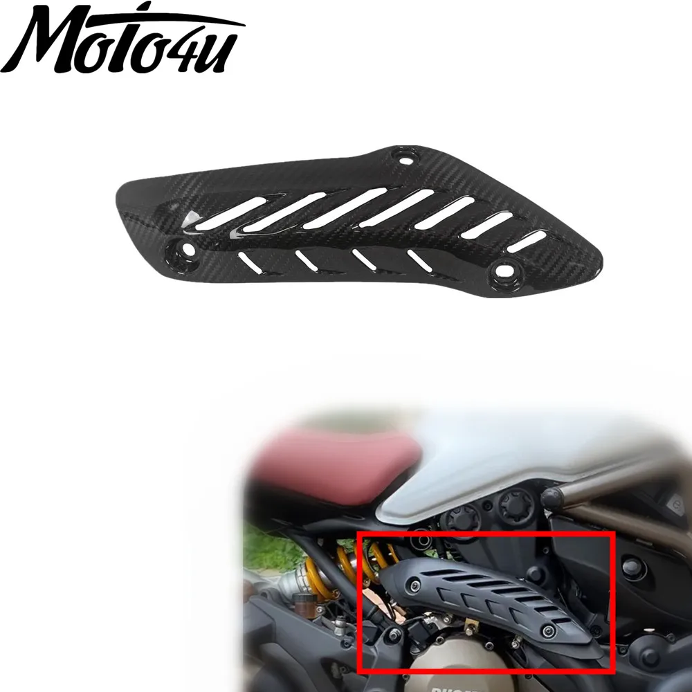 Carbon Fiber Motorcycle Exhaust Pipe Protector Heat Shield Cover Guard For Ducati Monster 1200 1200S 821 2014 2015 2016 2017
Carbon Fiber Motorcycle Exhaust Pipe Protector Heat Shield Cover Guard For Ducati Monster 1200 1200S 821 2014 2015 2016 2017