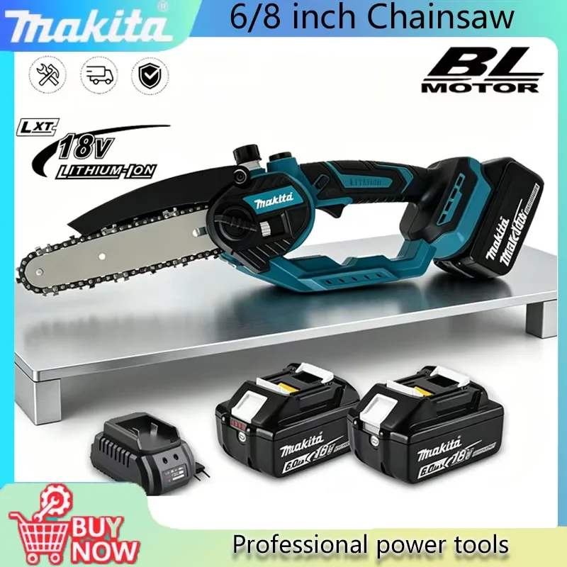 Makita 6/8inch Electric Chain Saw WoodCutter Pruning Garden PowerTool With LED Screen For 18-21V Battery
Makita 6/8inch Electric Chain Saw WoodCutter Pruning Garden PowerTool With LED Screen For 18-21V Battery