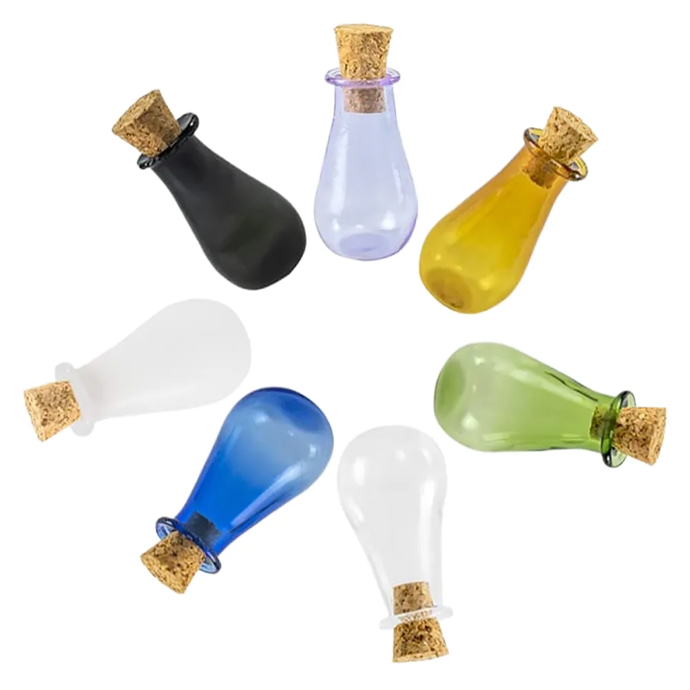 7 Pcs Drifting Bottle Corked Small Bottles Perfume of The Lid Glass Jar Wishing DIY Storage
7 Pcs Drifting Bottle Corked Small Bottles Perfume of The Lid Glass Jar Wishing DIY Storage