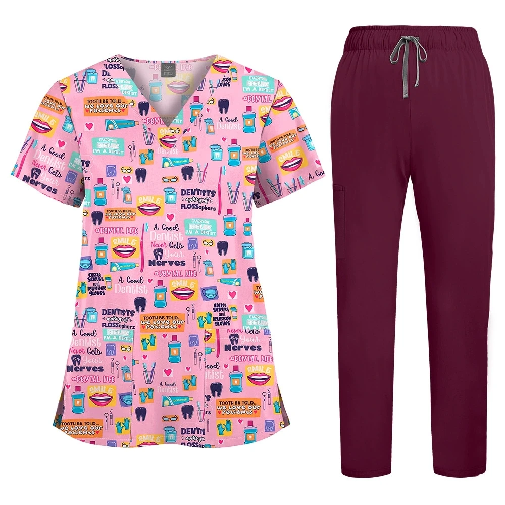 Onjuntos Uniformes Médicos Alta Calidad Para Mujercamisetas Exfoliantes Con Estampado Animales Multicolor Uniform
Onjuntos Uniformes Médicos Alta Calidad Para Mujercamisetas Exfoliantes Con Estampado Animales Multicolor Uniform