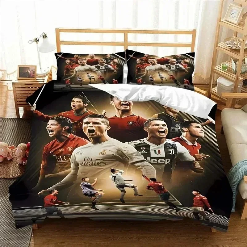 3D Print Football Star CR7 Soccer Bedding Set Boys Girls Twin Queen Size Duvet Cover Pillowcase Bed Boy Adult Home Textileextile
3D Print Football Star CR7 Soccer Bedding Set Boys Girls Twin Queen Size Duvet Cover Pillowcase Bed Boy Adult Home Textileextile