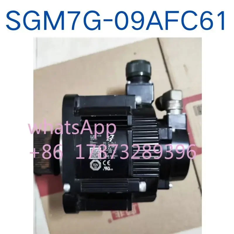 Used Servo motor SGM7G-09AFC61 tested OK, function intact 
Used Servo motor SGM7G-09AFC61 tested OK, function intact