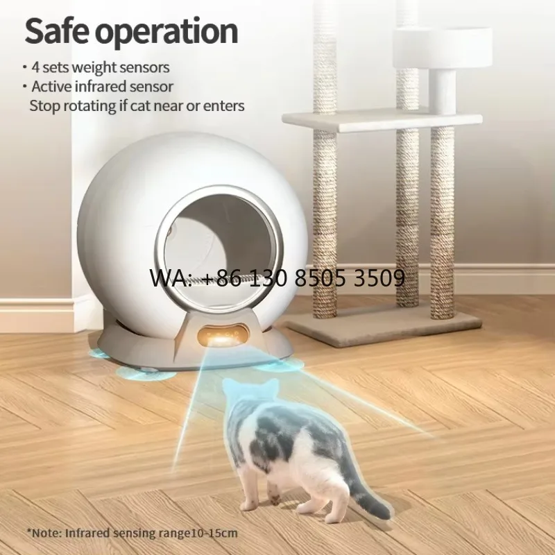 Factory Customized Smart Cat Litter Box Automatic Cleaning Large Space Electric Self Cleaning Cat Litter Toilet Box
Factory Customized Smart Cat Litter Box Automatic Cleaning Large Space Electric Self Cleaning Cat Litter Toilet Box