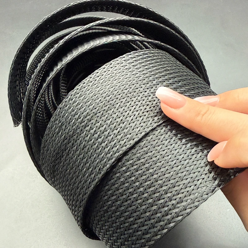 Black PET Fire Resistant Insulated Sleeve 5/10M ID50-100mm Protector Tube for Cable Gland Wiring
Black PET Fire Resistant Insulated Sleeve 5/10M ID50-100mm Protector Tube for Cable Gland Wiring