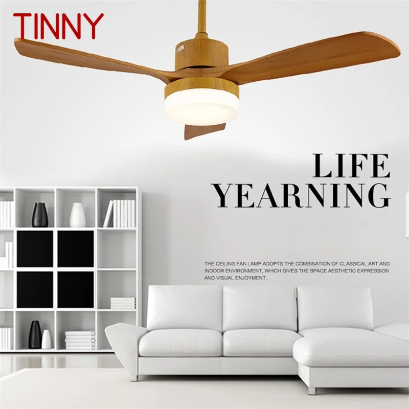 TINNY Wood Ceiling Fan Lights Modern Simple LED Lamp with Remote Control for Home Living Dining Room
TINNY Wood Ceiling Fan Lights Modern Simple LED Lamp with Remote Control for Home Living Dining Room