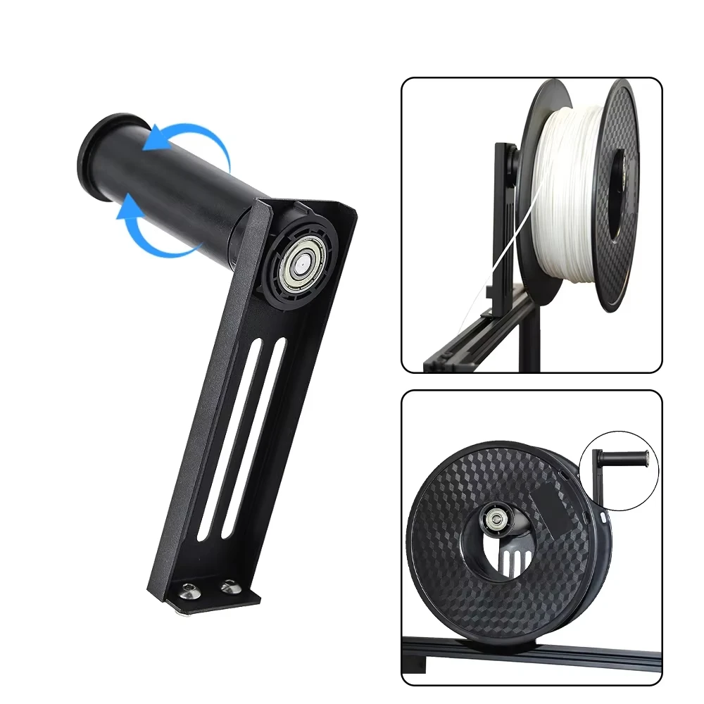 PLA 3D Filament Spool Holder 608ZZ Bearing Rotatable ABS/TPU Filament Spool Holder for Ender-3/CR-10/K1/K1C 3D Printer Accessory
PLA 3D Filament Spool Holder 608ZZ Bearing Rotatable ABS/TPU Filament Spool Holder for Ender-3/CR-10/K1/K1C 3D Printer Accessory