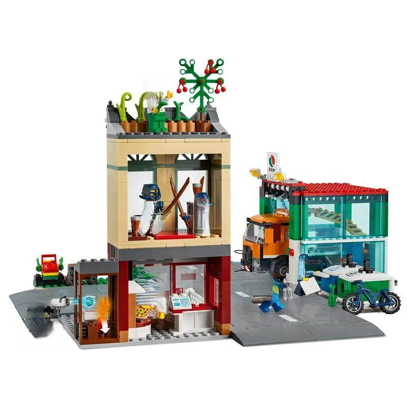 808PCS city 60292 Town Center tcenter modern metropolis City Center Square building blocks street view toys gifts
808PCS city 60292 Town Center tcenter modern metropolis City Center Square building blocks street view toys gifts