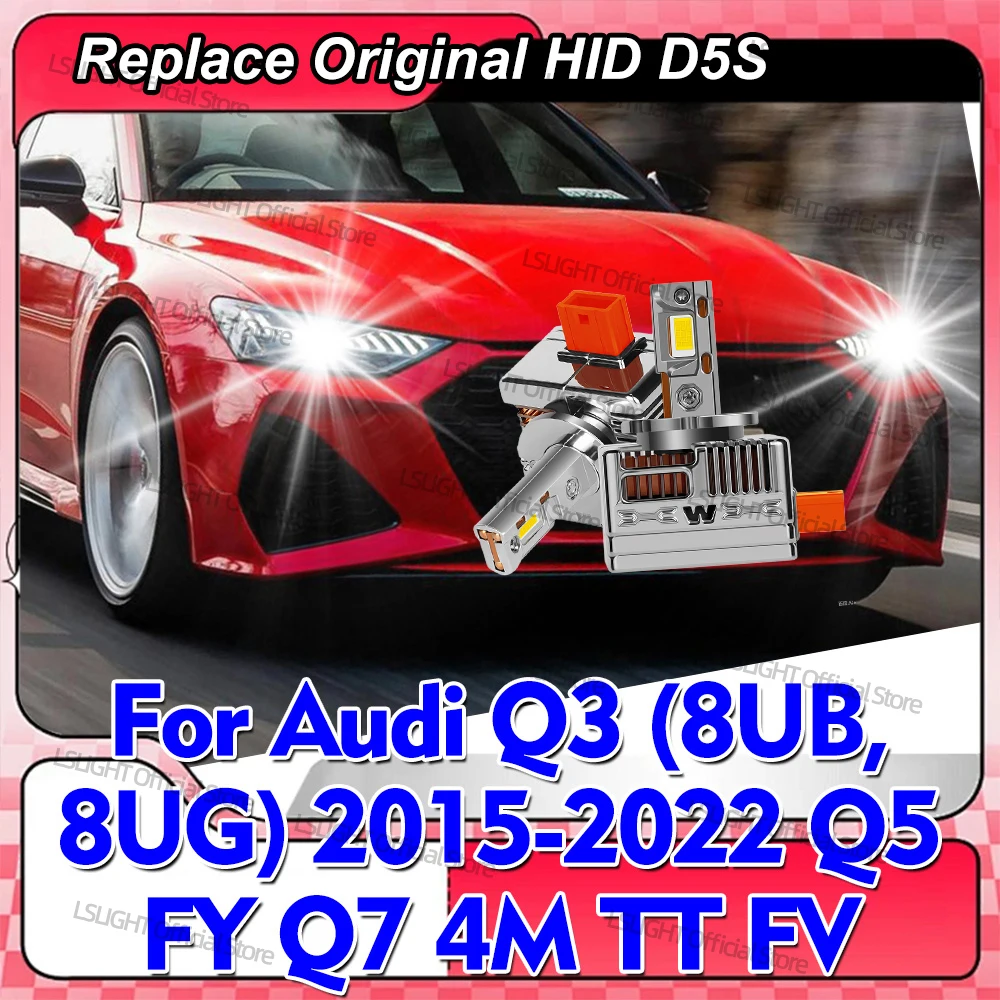 2 шт. светодиодные фары D5S 12 В с медной трубкой, лампы для фар 30000 лм, автомобильные лампы для Audi Q3 (8UB, 8UG) 2015-2022, Q5 FY, Q7 4M, TT FV
2 шт. светодиодные фары D5S 12 В с медной трубкой, лампы для фар 30000 лм, автомобильные лампы для Audi Q3 (8UB, 8UG) 2015-2022, Q5 FY, Q7 4M, TT FV