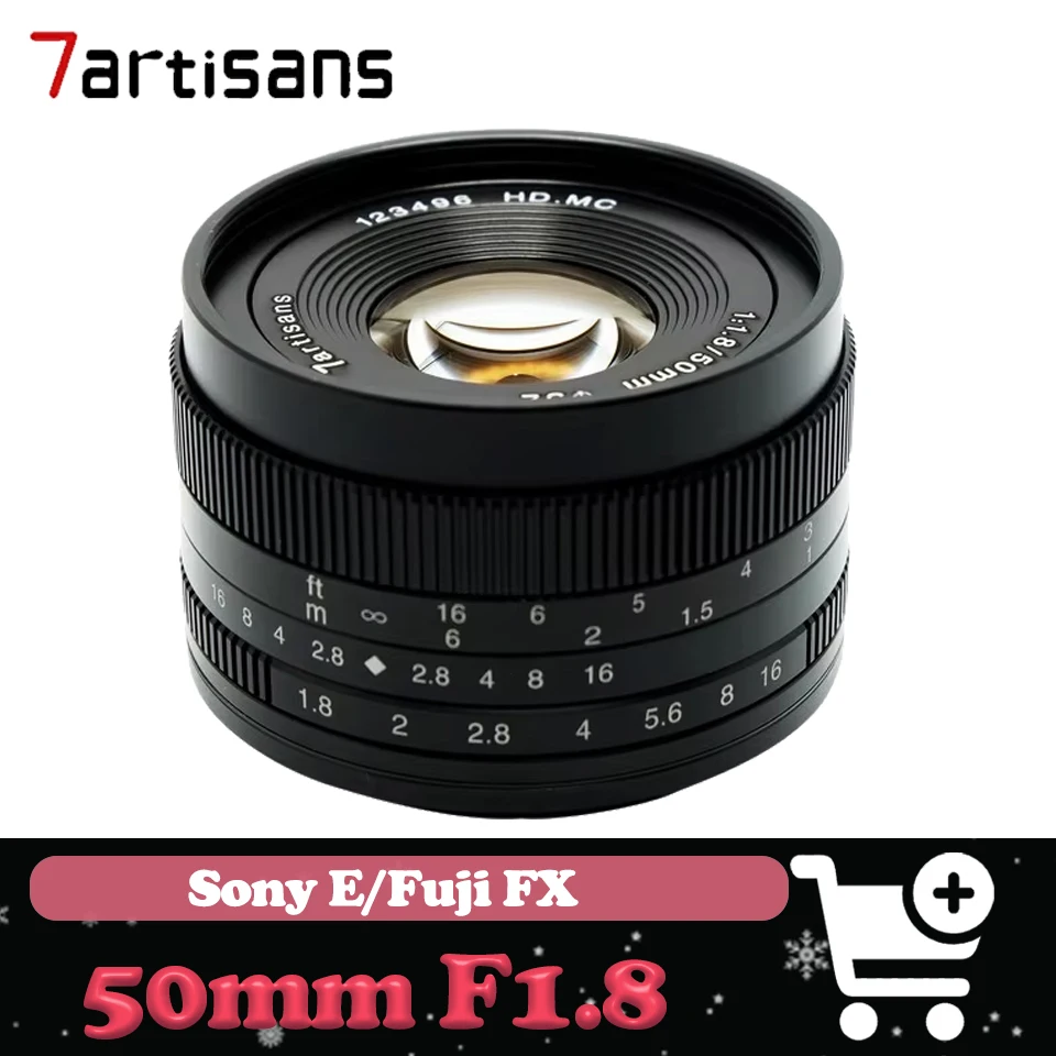 7artisans 50 мм F1.8 APS-C Prime Lens для людей с большой диафрагмой, легкий объектив для камеры Sony A7 Fuji X-S10 Canon EOS-M
7artisans 50 мм F1.8 APS-C Prime Lens для людей с большой диафрагмой, легкий объектив для камеры Sony A7 Fuji X-S10 Canon EOS-M