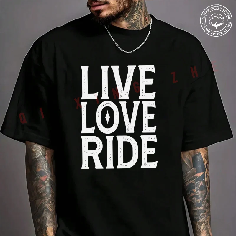 2026 Men T Shirt Casual Motorcycle Live Love Ride Graphic T-shirt Graphic Cotton Motorbike Biker Cafe Racer Chopper Tee
2026 Men T Shirt Casual Motorcycle Live Love Ride Graphic T-shirt Graphic Cotton Motorbike Biker Cafe Racer Chopper Tee
