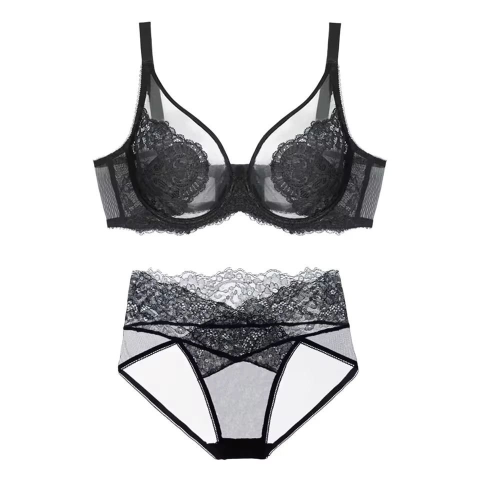 Sexy Outfits For Women Clubwear Women'S Ultra Thin Bra Set With Large Breasts And Small Push Up Ropa Interior Femenina
Sexy Outfits For Women Clubwear Women'S Ultra Thin Bra Set With Large Breasts And Small Push Up Ropa Interior Femenina