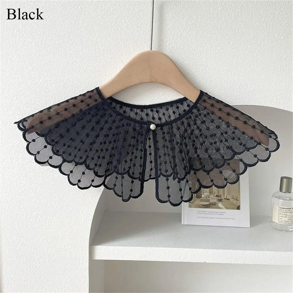 Casual Embroidered Fake Collar Solid Color Pearls Lace Shawl Clothes Accessories Shirt
Casual Embroidered Fake Collar Solid Color Pearls Lace Shawl Clothes Accessories Shirt